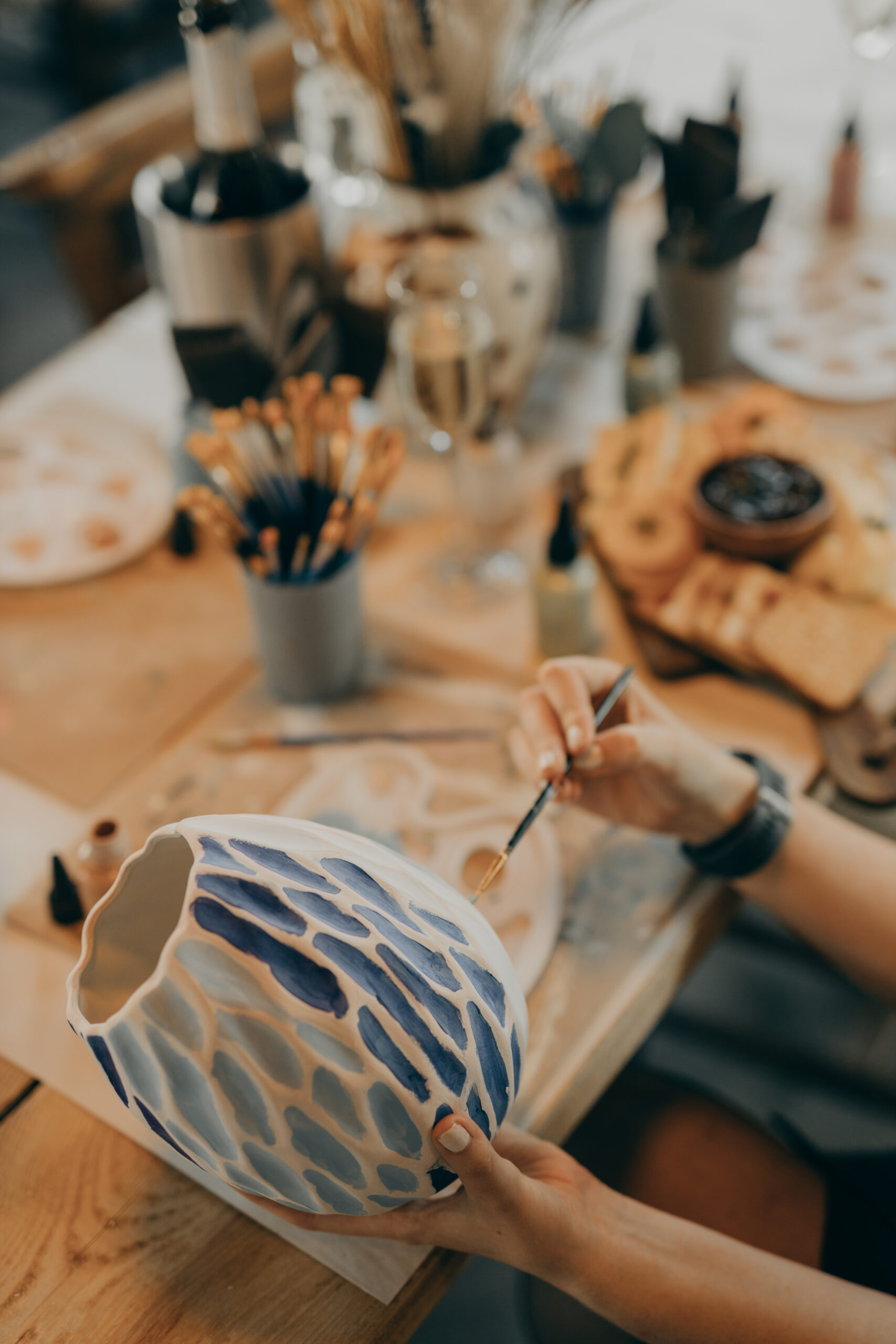 Creative lounge moment at The Purple Owl
