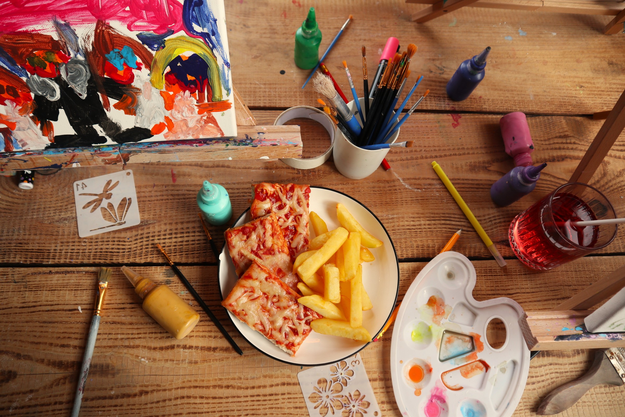 Family dining at The Purple Owl